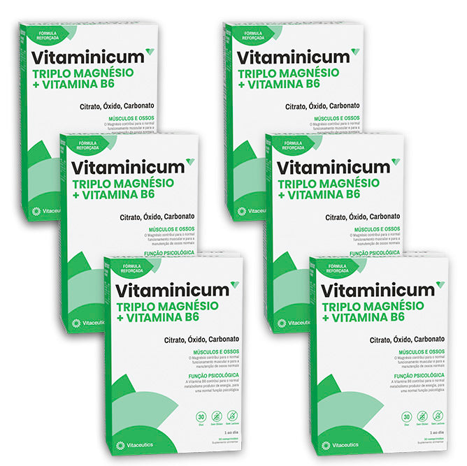 Vitaminicum Triplu Magneziu + B6, 30 de tablete