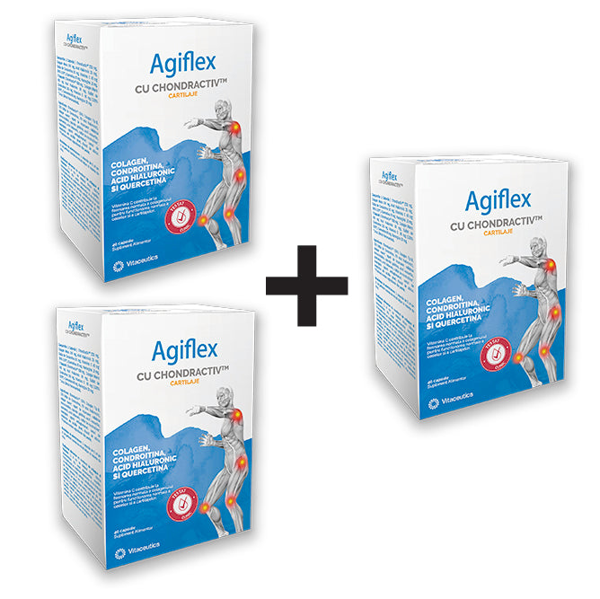Agiflex cu Chondractiv, pentru Articulatii, 40 Capsule