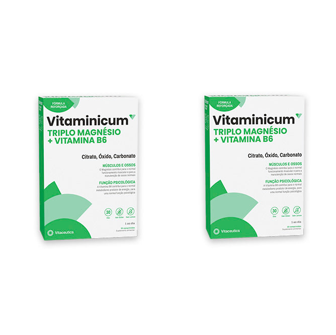 Vitaminicum Triplu Magneziu + B6, 30 de tablete