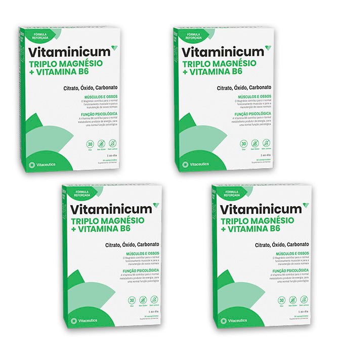 Vitaminicum Triplu Magneziu + B6, 30 de tablete
