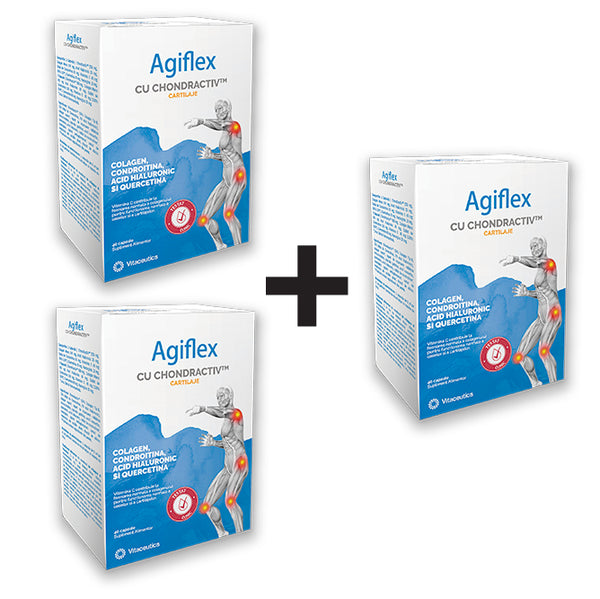 Agiflex cu Chondractiv, pentru Articulatii, 40 Capsule | NaturoPath